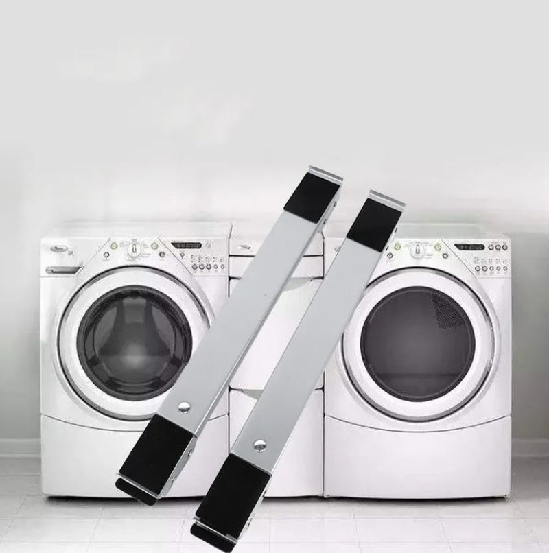 EletroFlix™ - Suporte Universal Ajustável com Rodinhas para Eletrodomésticos e Móveis